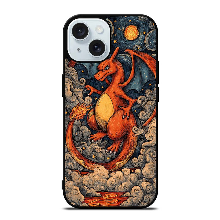 CHARIZARD POKEMON ART iPhone 15  Case Cover