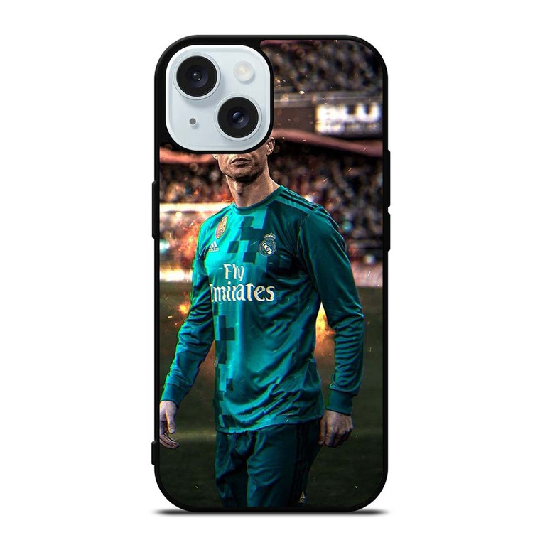 CRISTIANO RONALDO REAL MADRID ART iPhone 15  Case Cover