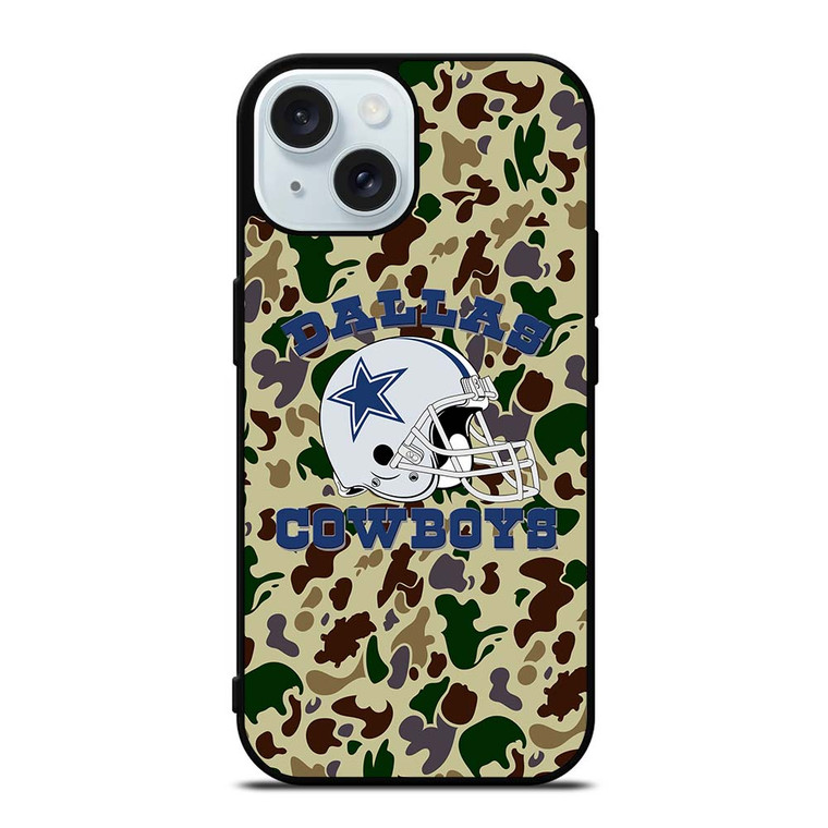 DALLAS COWBOYS CAMO BAPE iPhone 15  Case Cover