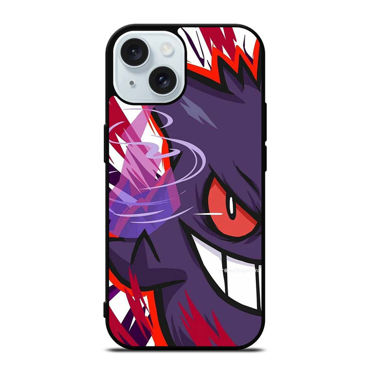 GENGAR SINISTER POCKET MONSTER POKEMON iPhone 15  Case Cover