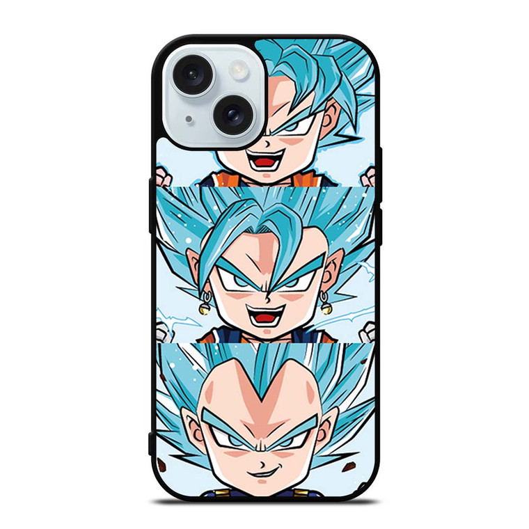 GOKU AND VEGETA CUTE DRAGON BALL iPhone 15  Case Cover