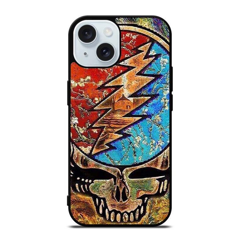 GRATEFUL DEAD ART LOGO 2 iPhone 15  Case Cover
