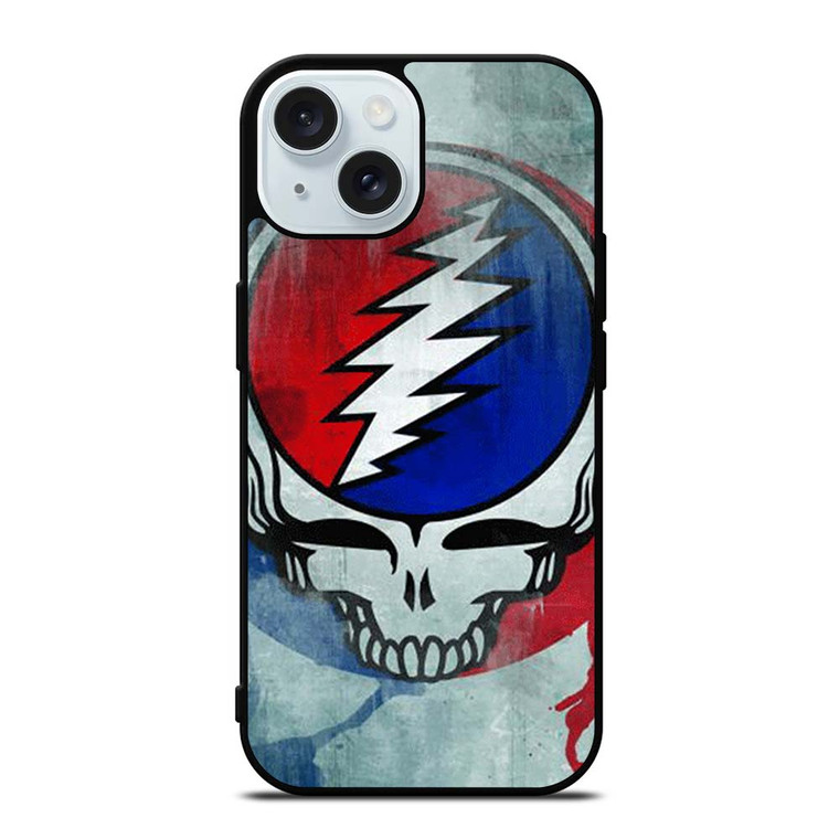 GRATEFUL DEAD ART LOGO iPhone 15  Case Cover