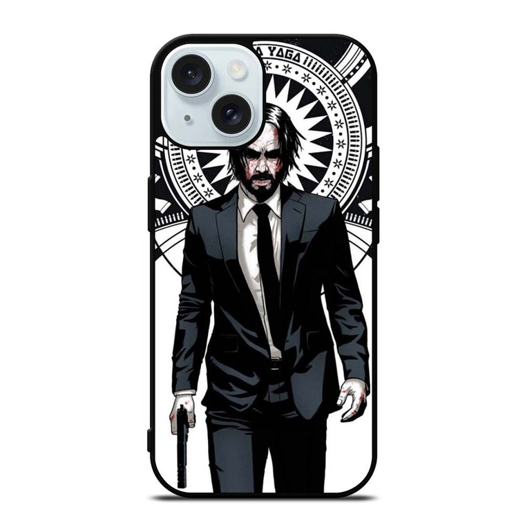 JOHN WICK ART iPhone 15  Case Cover