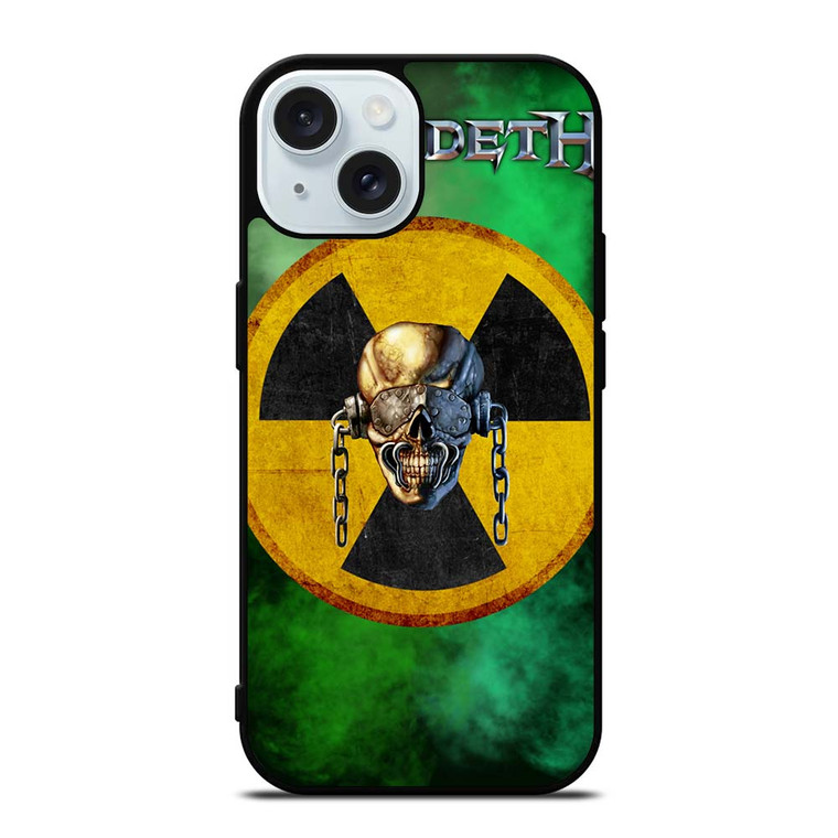 MEGADETH NUCKLEAR LOGO iPhone 15  Case Cover