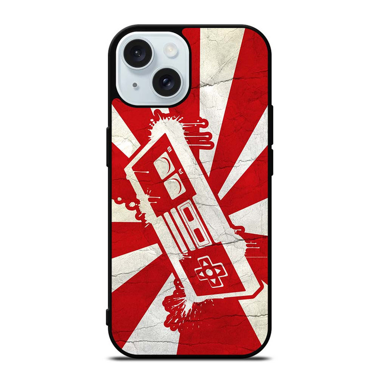 NINTENDO CONTROLLER ART RETRO iPhone 15  Case Cover