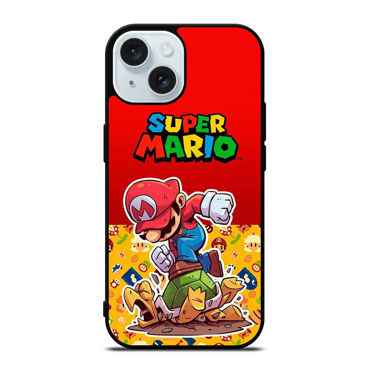 NINTENDO GAMES SUPER MARIO BROSS MARIO iPhone 15  Case Cover
