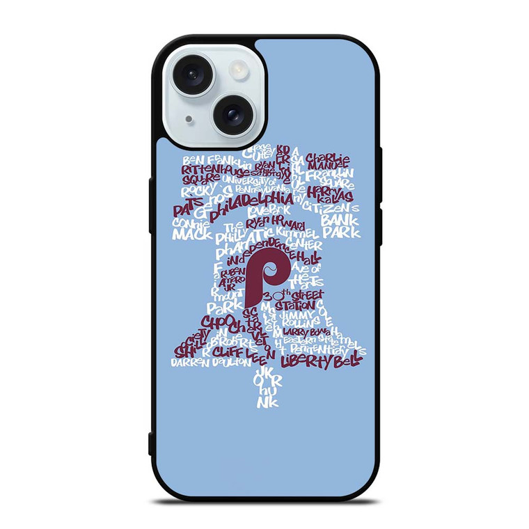 PHILADELPHIA PHILLIES ICON iPhone 15  Case Cover