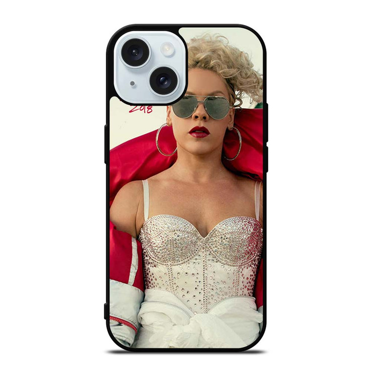 PINK BEAUTIFUL TRAUMA iPhone 15  Case Cover