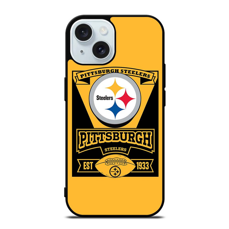 PITTSBURGH STEELERS 1933 iPhone 15  Case Cover