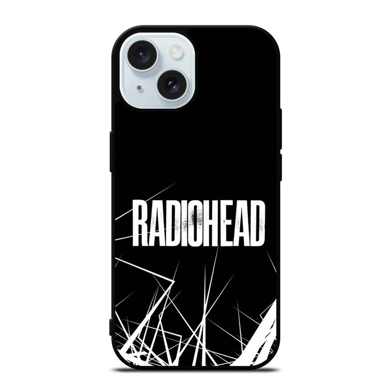 RADIOHEAD ROCK BAND LOGO BLACK iPhone 15  Case Cover