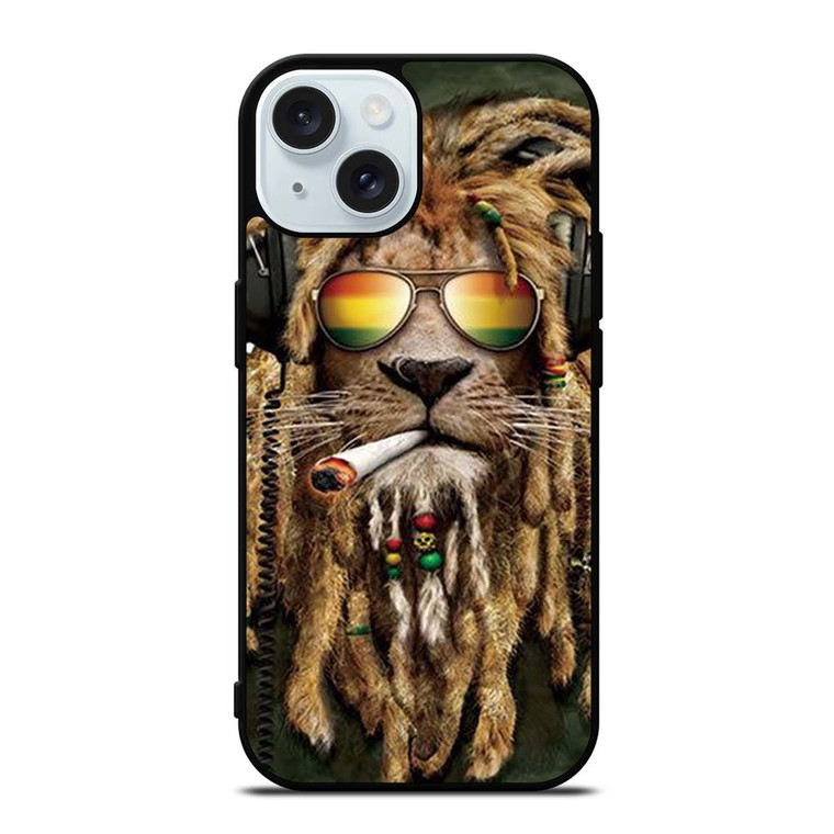 RASTA LION REGGAE BOB iPhone 15  Case Cover