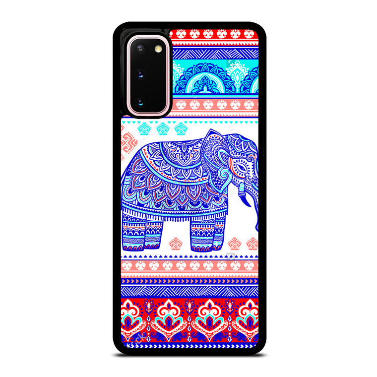 TRIBAL ORNAMENTSTOCK VECTOR ELEPANT Samsung Galaxy S20 Case