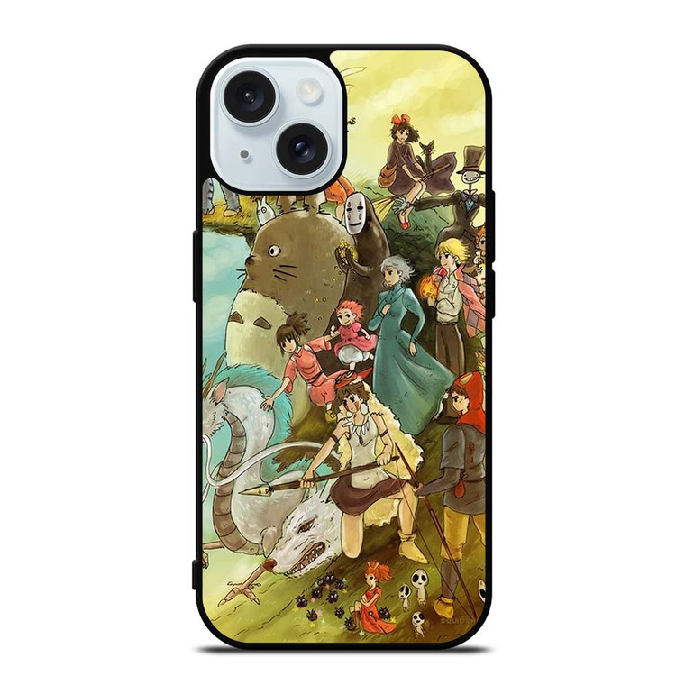 STUDIO GHIBLI ANIME iPhone 15  Case Cover