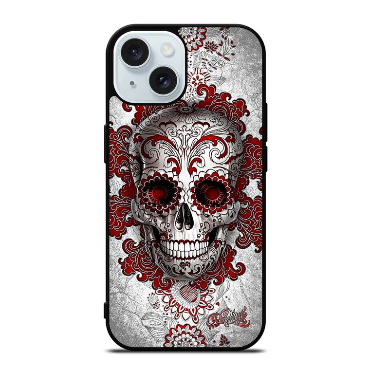 SUGAR SKULL TATTOO 2 iPhone 15  Case Cover