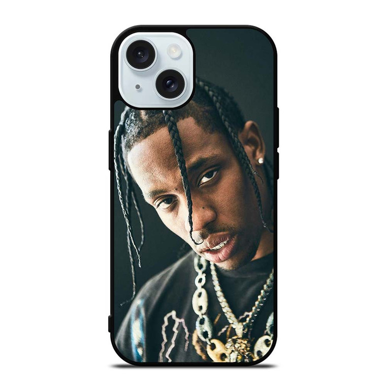 TRAVIS SCOTT RAPPER FACE iPhone 15  Case Cover