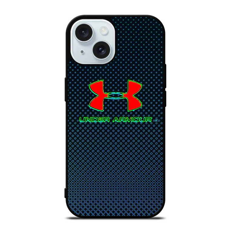 UNDER ARMOUR LOGO RED GREEN iPhone 15  Case Cover