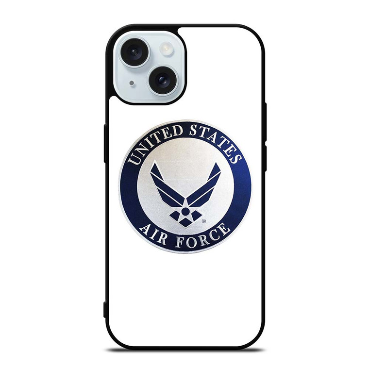US UNITED STATES AIR FORCE LOGO iPhone 15  Case Cover