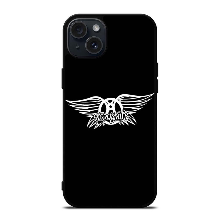 AEROSMITH BLACK LOGO iPhone 15 Plus Case