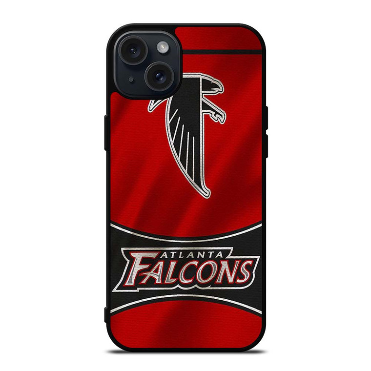 ATLANTA FALCONS NFL FLAG iPhone 15 Plus Case