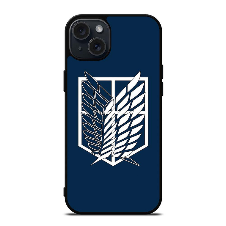 ATTACK ON TITAN SYMBOL WINGS OF FREEDOM iPhone 15 Plus Case