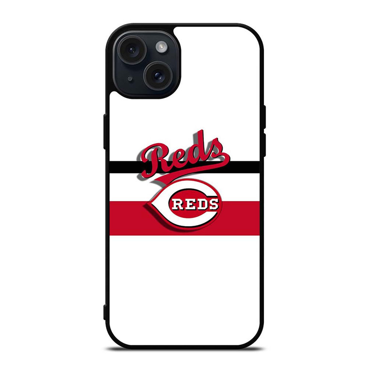 BASEBALL TEAM LOGO CINCINNATI REDS ICON iPhone 15 Plus Case