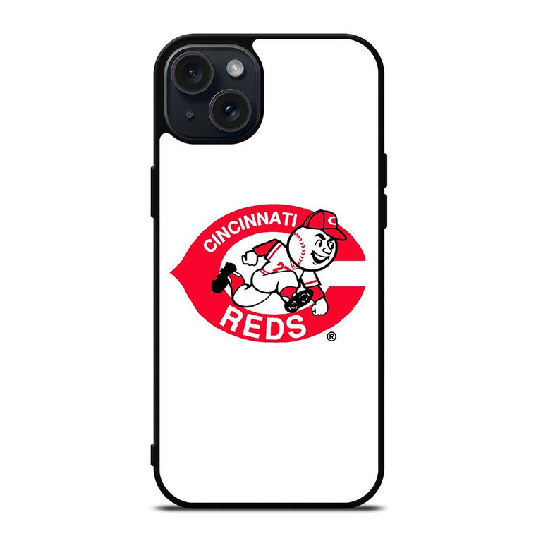 BASEBALL TEAM LOGO CINCINNATI REDS iPhone 15 Plus Case