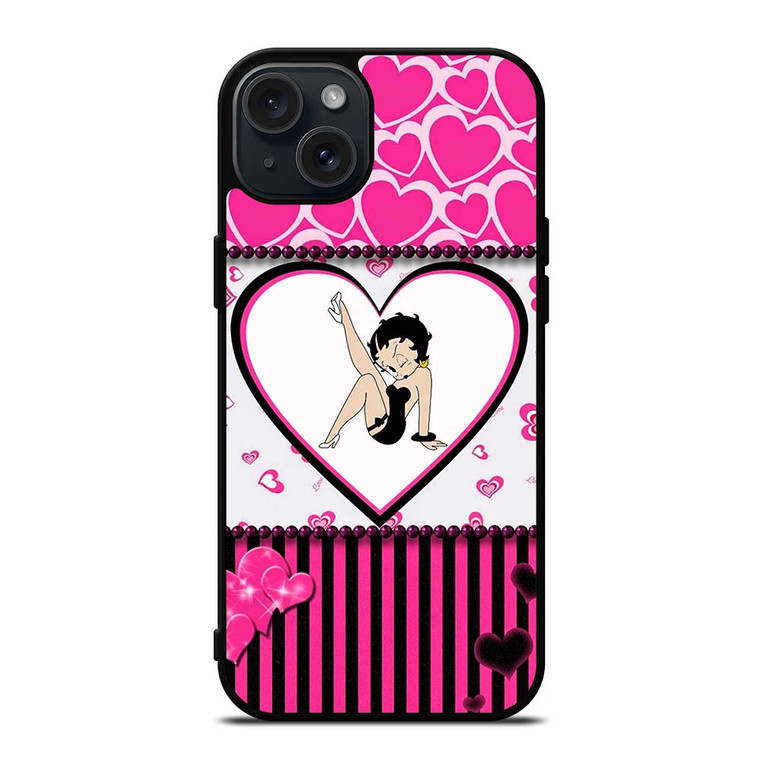 BETTY BOOP LOVE iPhone 15 Plus Case