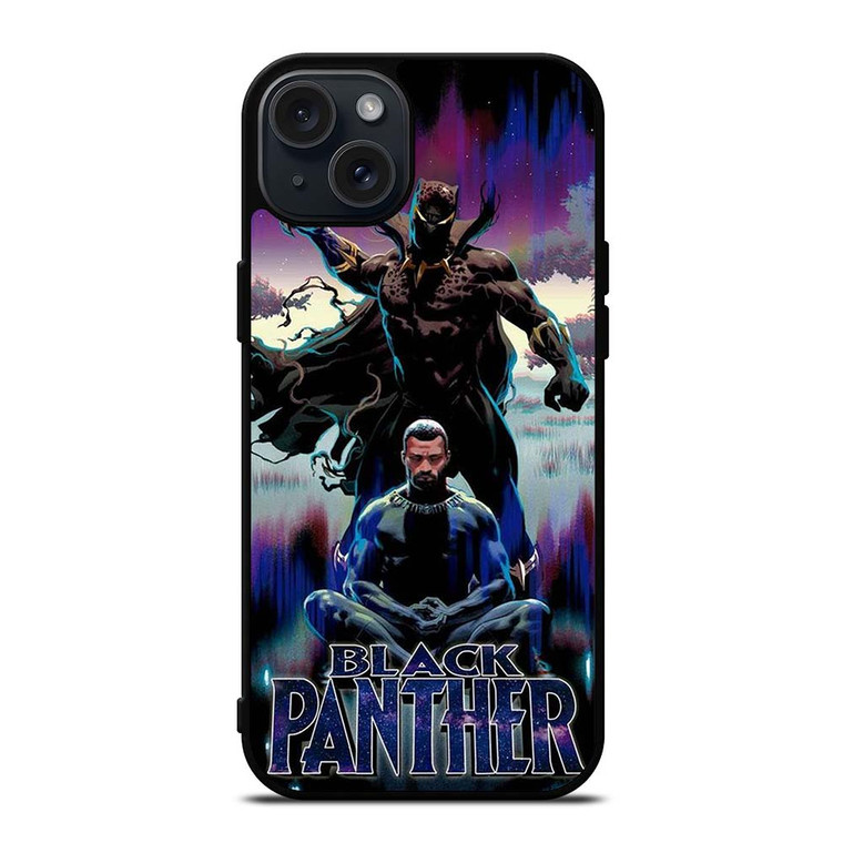 BLACK PANTHER MARVEL CARTOON iPhone 15 Plus Case