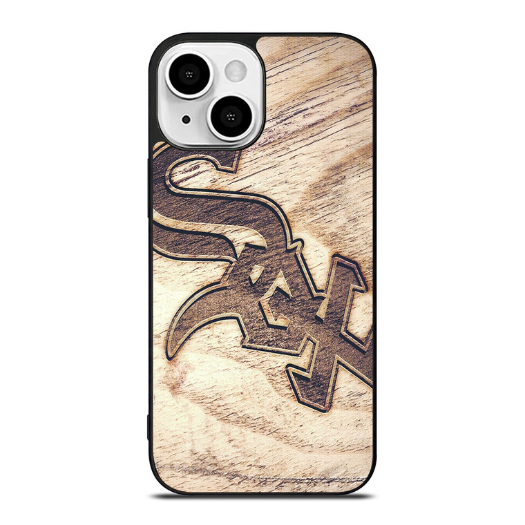 CHICAGO WHITE SOX WOODEN LOGO iPhone 13 Mini Case