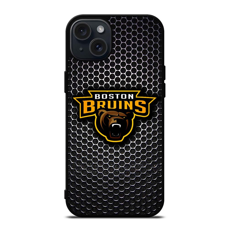 BOSTON BRUINS METAL MASCOT iPhone 15 Plus Case