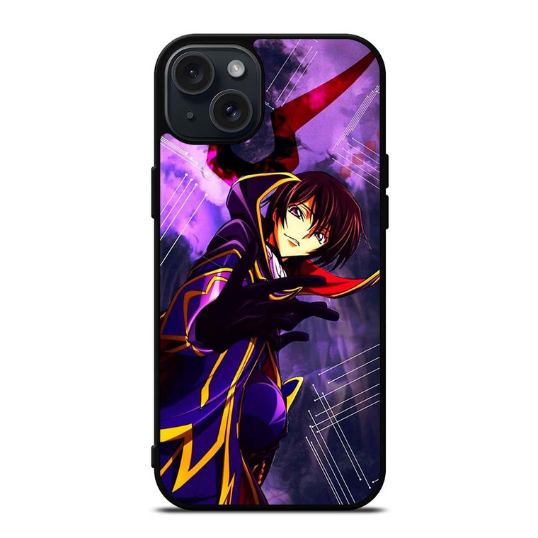 CODE GEASS LELOUCH CAMPEROUGE ANIME MANGA iPhone 15 Plus Case