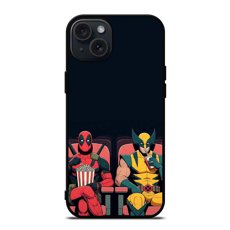 DEADPOOL AND WOLVERINE AT MOVIE iPhone 15 Plus Case