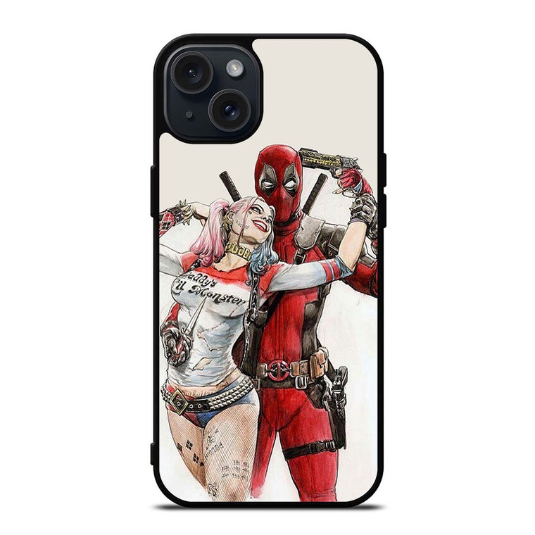 DEADPOOL HARLEY QUINN iPhone 15 Plus Case