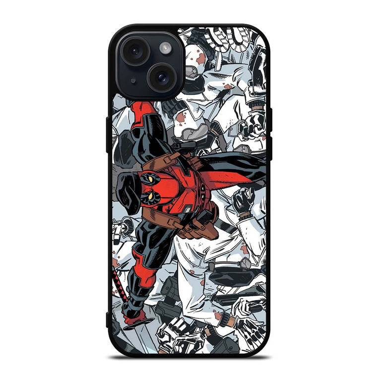 DEADPOOL MARVEL COMIC iPhone 15 Plus Case