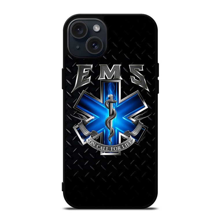 EMT EMS MEDICAL Logo iPhone 15 Plus Case