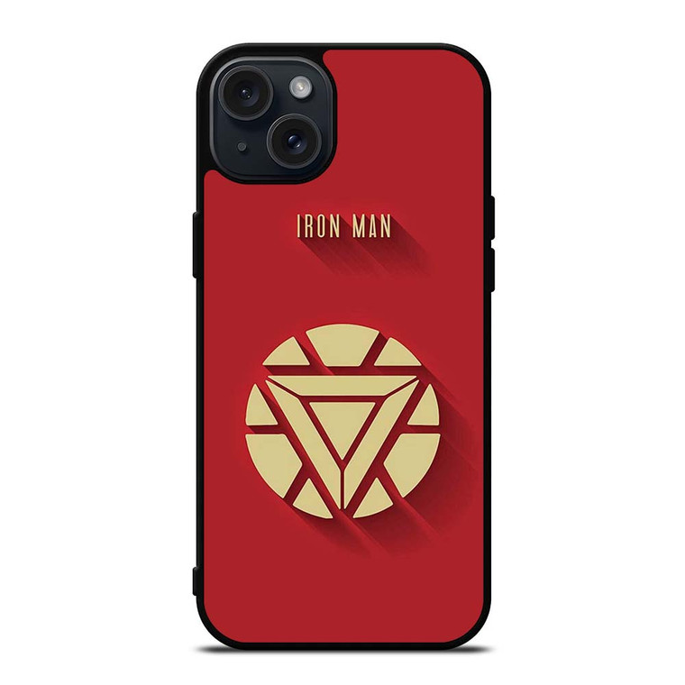 IRON MAN AVENGERS REACTOR LOGO iPhone 15 Plus Case