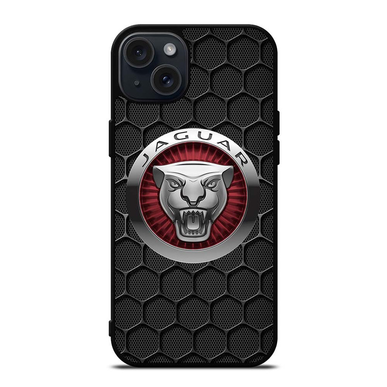 JAGUAR LOGO CAR EMBLEM iPhone 15 Plus Case