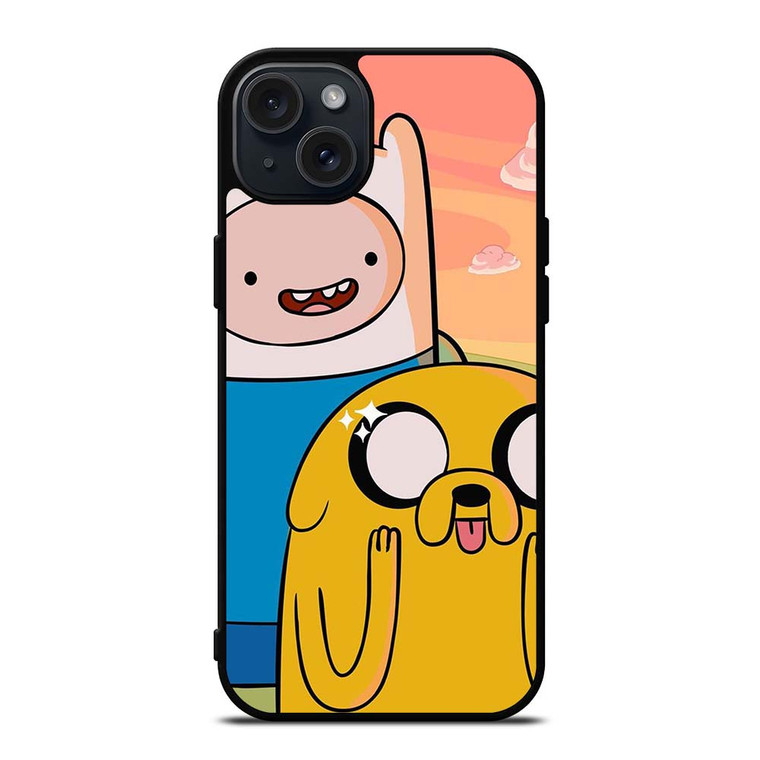 JAKE AND FINN ADVENTURE TIME iPhone 15 Plus Case