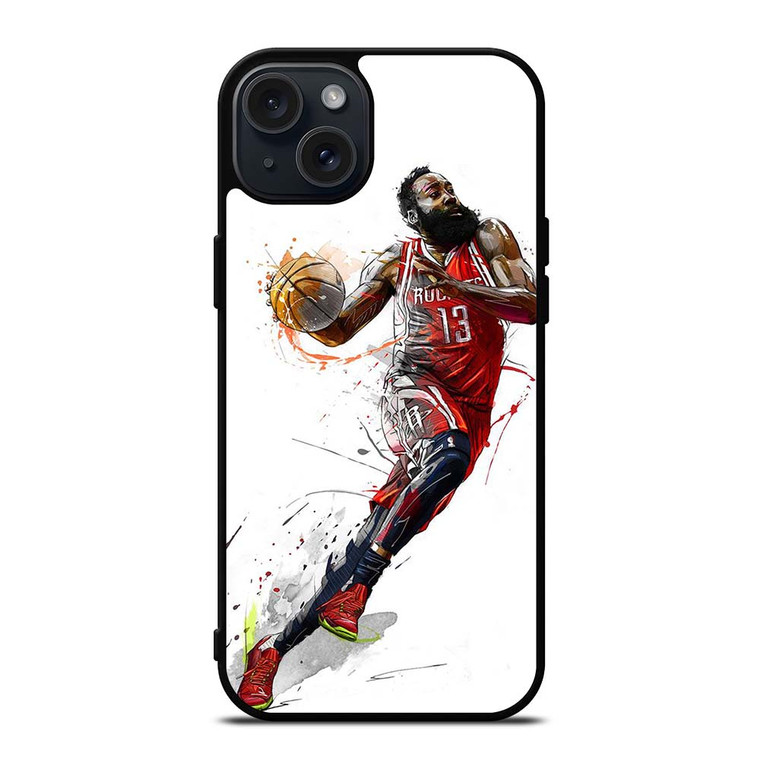 JAMES HARDEN 13 HOUSTON ROCKETS iPhone 15 Plus Case