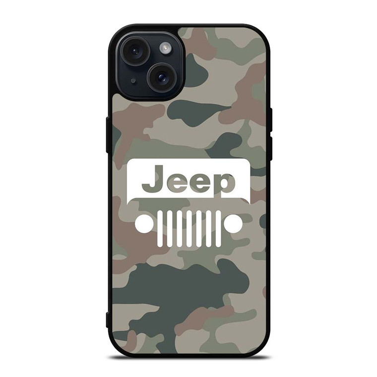 JEEP CAMO LOGO iPhone 15 Plus Case