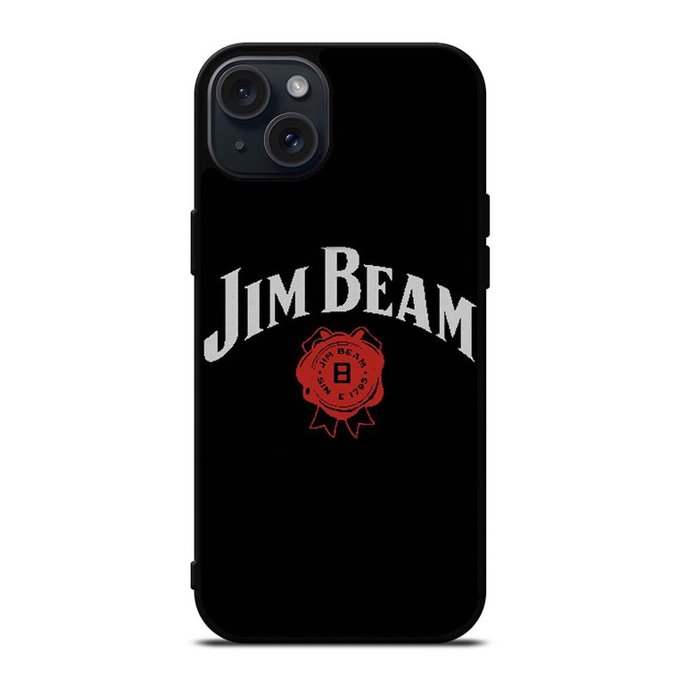 JIM BEAM WHISKEY RED LOGO iPhone 15 Plus Case