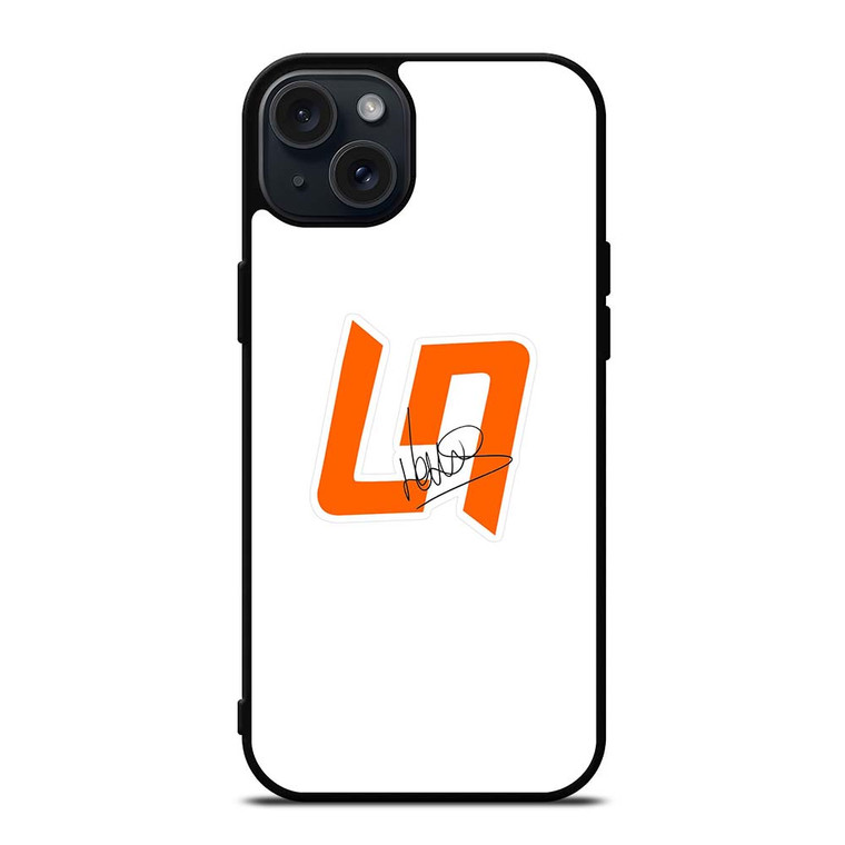 LANDO NORRIS F1 LN ICON SIGNATURE iPhone 15 Plus Case