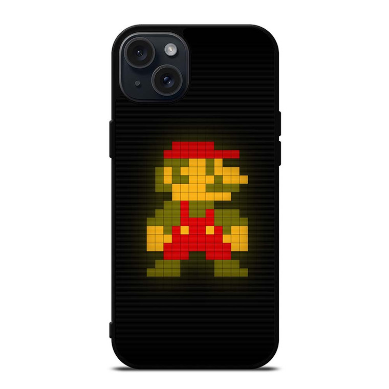 MARIO BROS 8 BIT iPhone 15 Plus Case