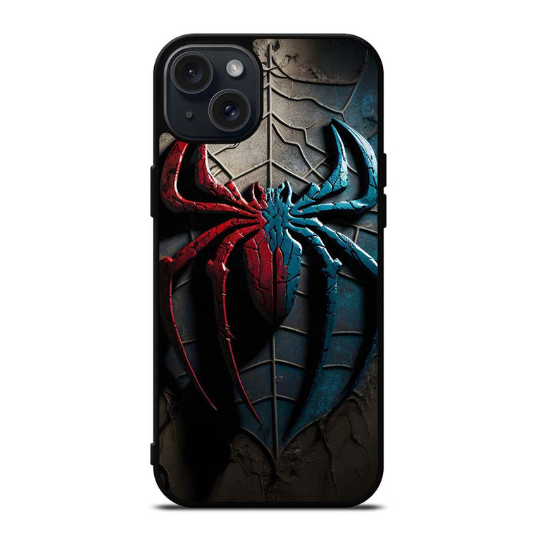 MARVEL SPIDERMAN ART EMBLEM iPhone 15 Plus Case