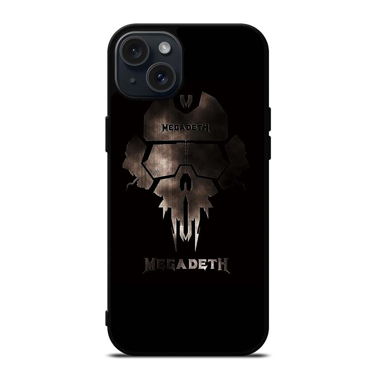 MEGADETH METAL BAND LOGO iPhone 15 Plus Case