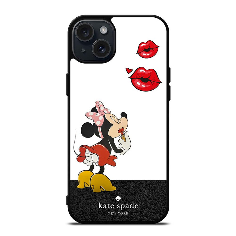MINNIE MOUSE KATE SPADE KISS iPhone 15 Plus Case