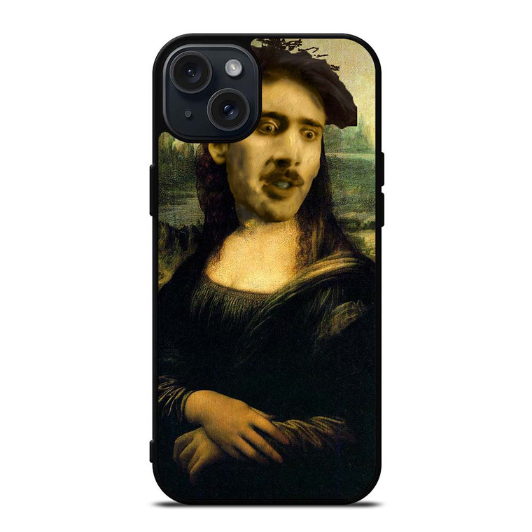 NICOLAS CAGE MONALISA 1 iPhone 15 Plus Case