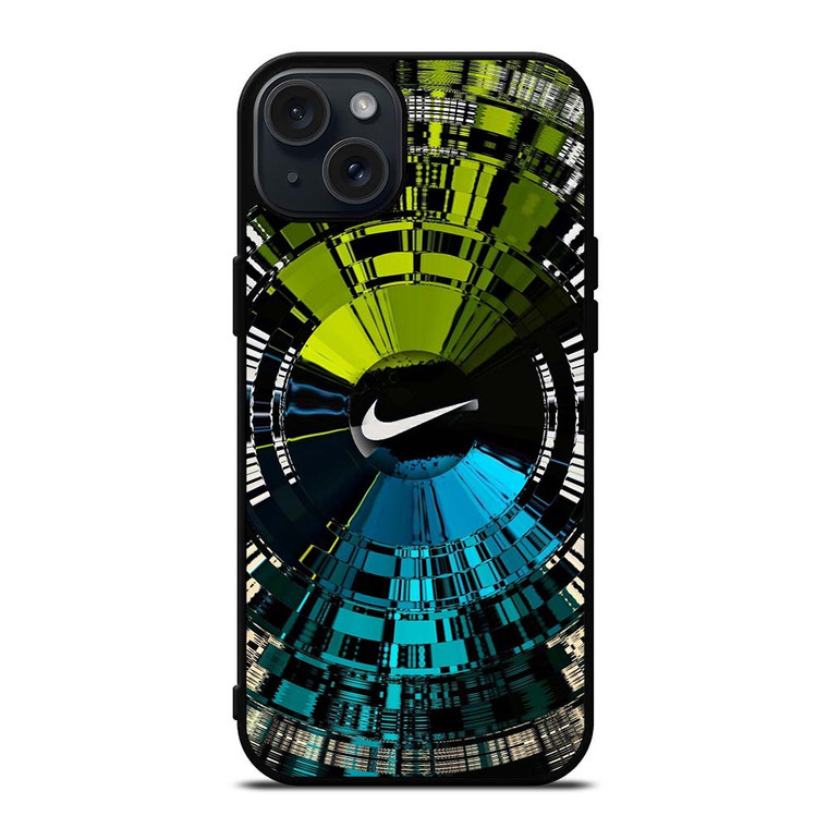 NIKE GLASS CIRCLE LOGO iPhone 15 Plus Case