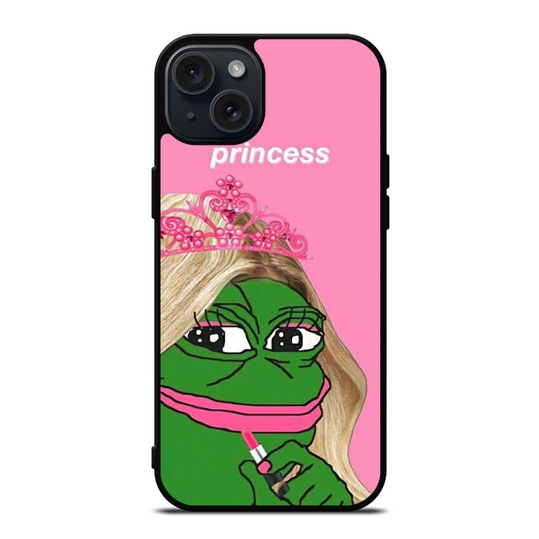 PEPE THE FROG PRINCESS iPhone 15 Plus Case